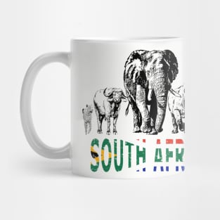 Africa's Big Five for South Africa Fans Mug